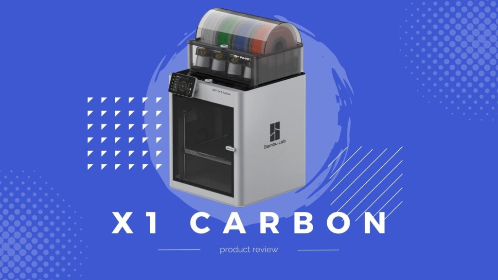 bambu labs x1c carbon printer with AMS unit